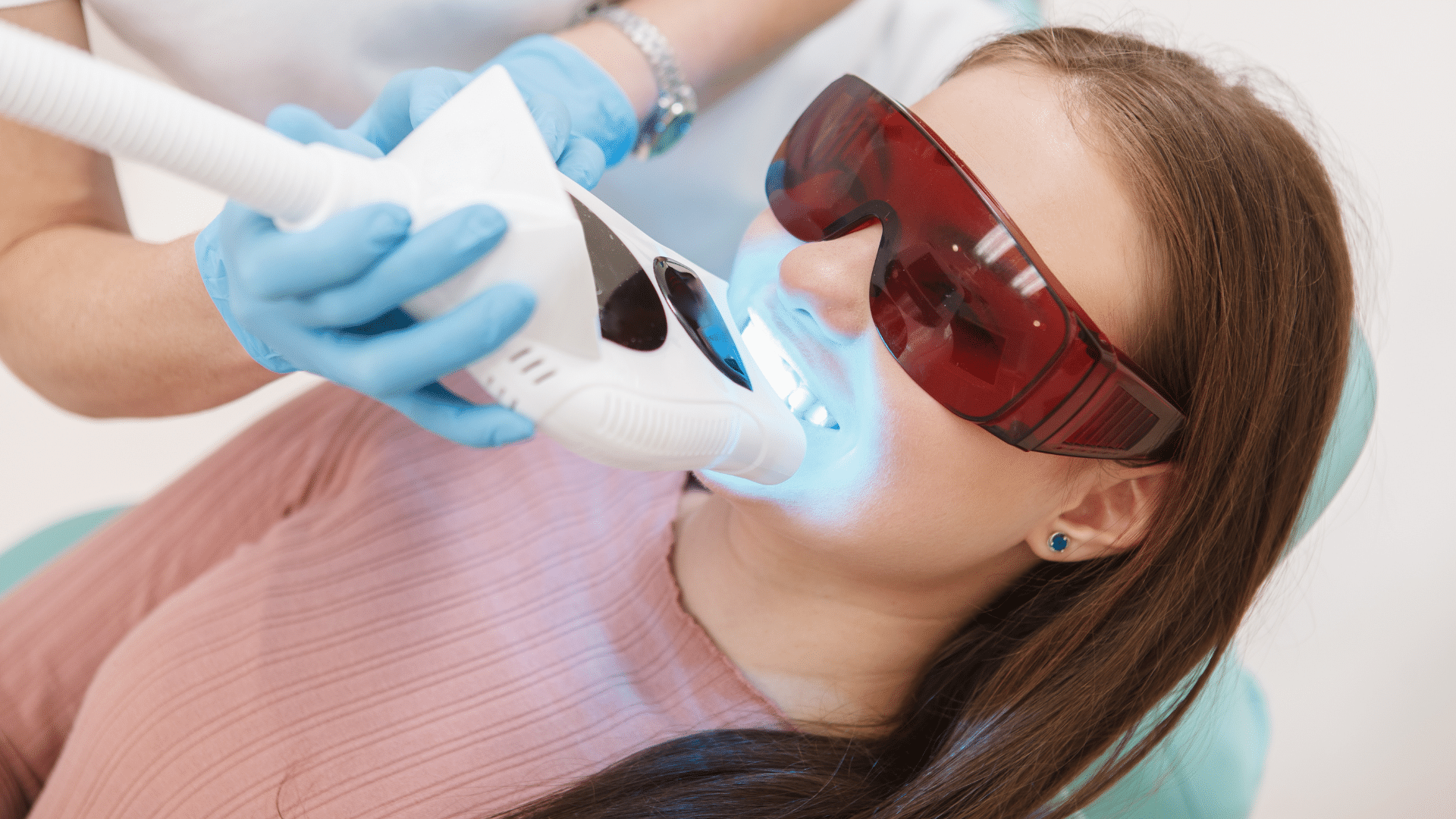 young woman getting a Professional Teeth Whitening in Altamonte Springs
